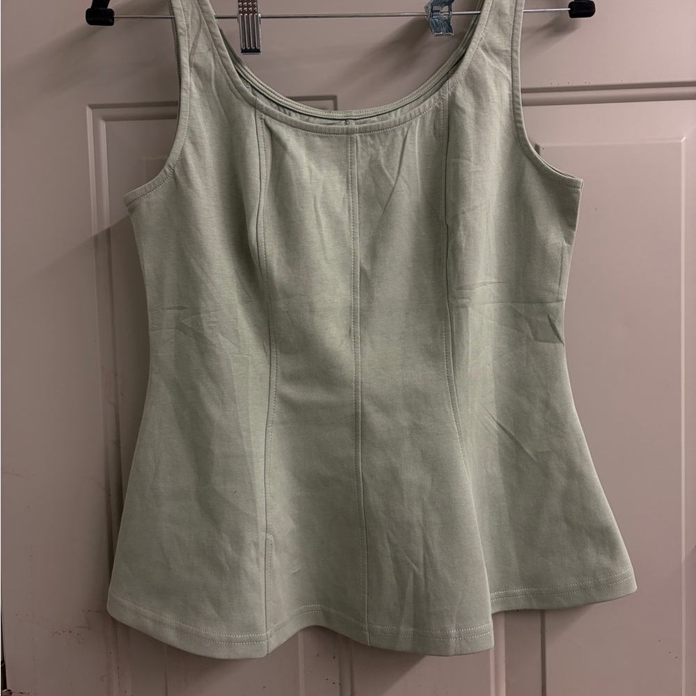 Sleek Mint Green Women's Top